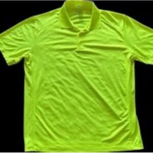 Men's Neon Green Polo Shirt